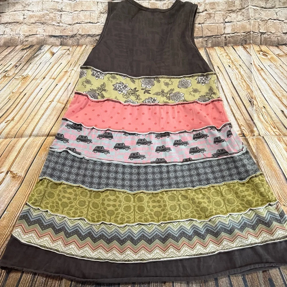Matilda Jane Field Trip Jumping Wendy Tiered Sleeveless Dress London